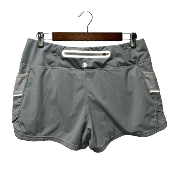 Athleta Women's Athletic Running Shorts Size Medium Gray Activewear - Picture 2 of 8